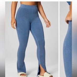 Fabletics Cloud Seamless High-Waisted Split Flare